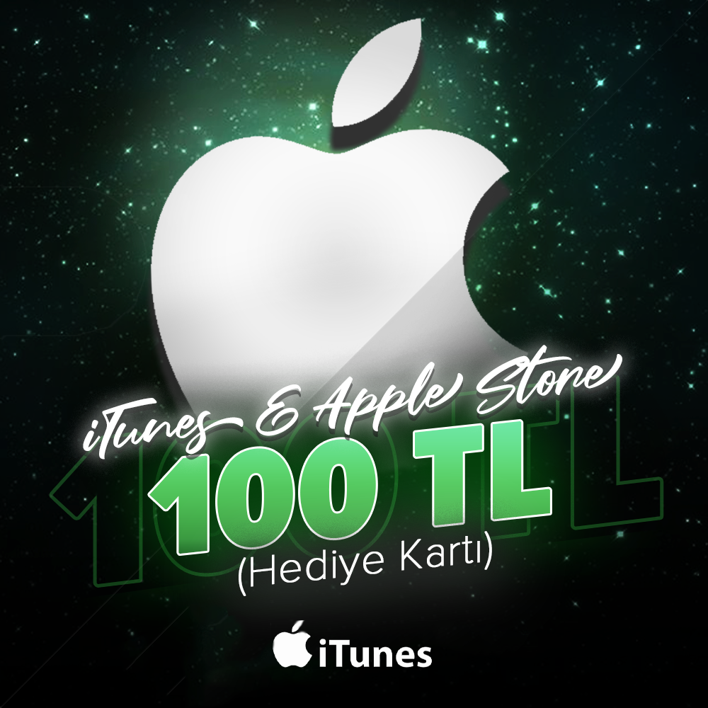 App Store & İTunes 100 TL Hediye Kartı