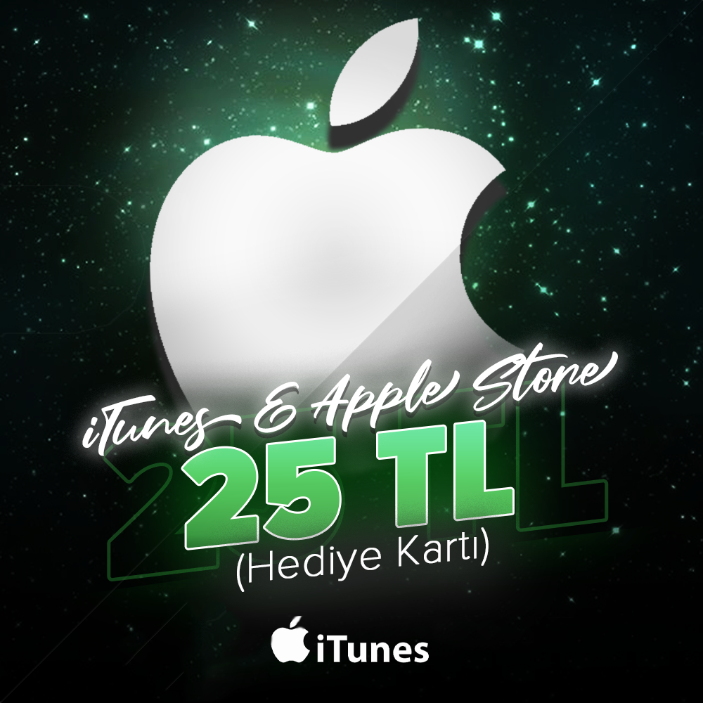 App Store & İTunes 25 TL Hediye Kartı