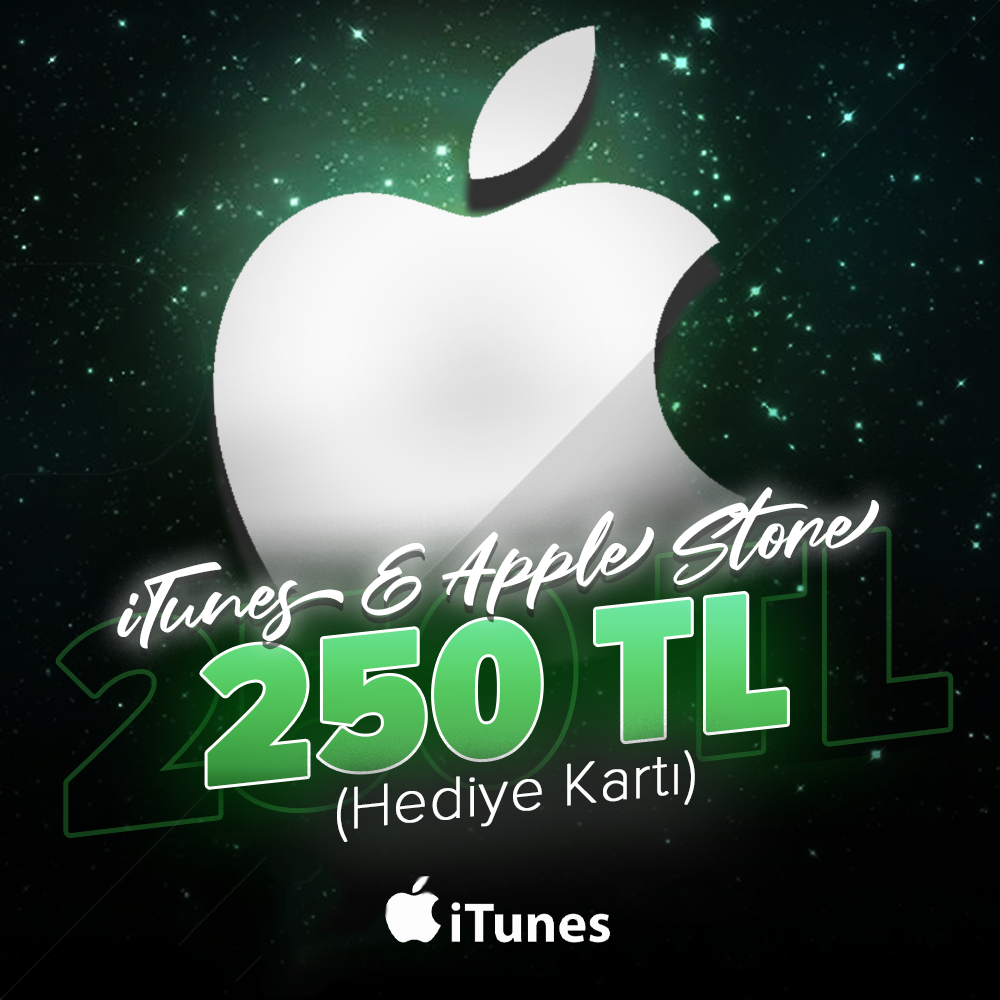 App Store & İTunes 250 TL Hediye Kartı