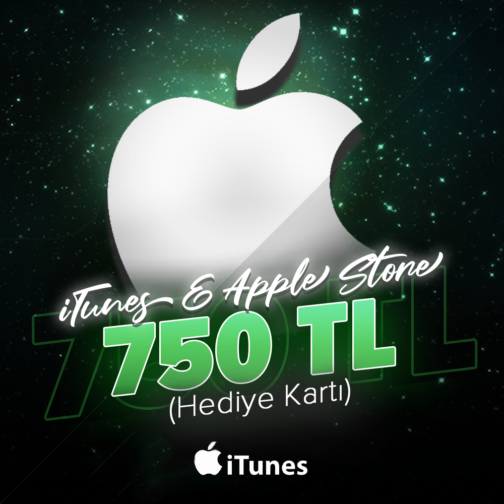 App Store & İTunes 750 TL Hediye Kartı