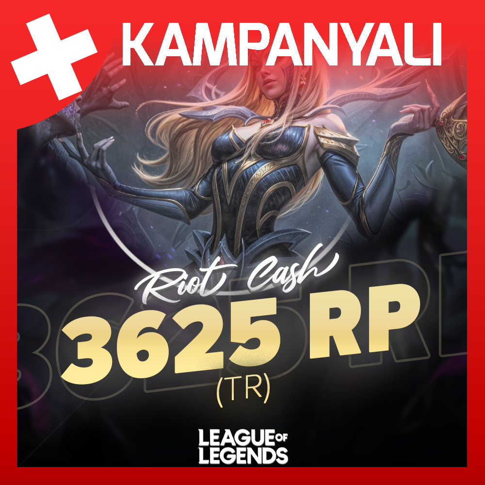 League of Legends 3625 RP - Lider Epin