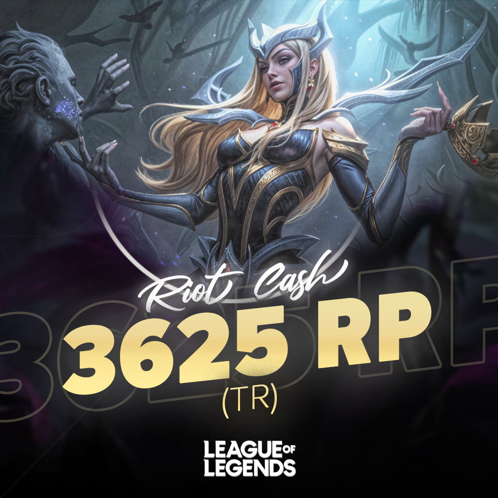 League of Legends 3625 RP TR