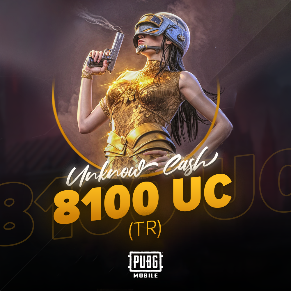PUBG Mobile 8100 UC TR