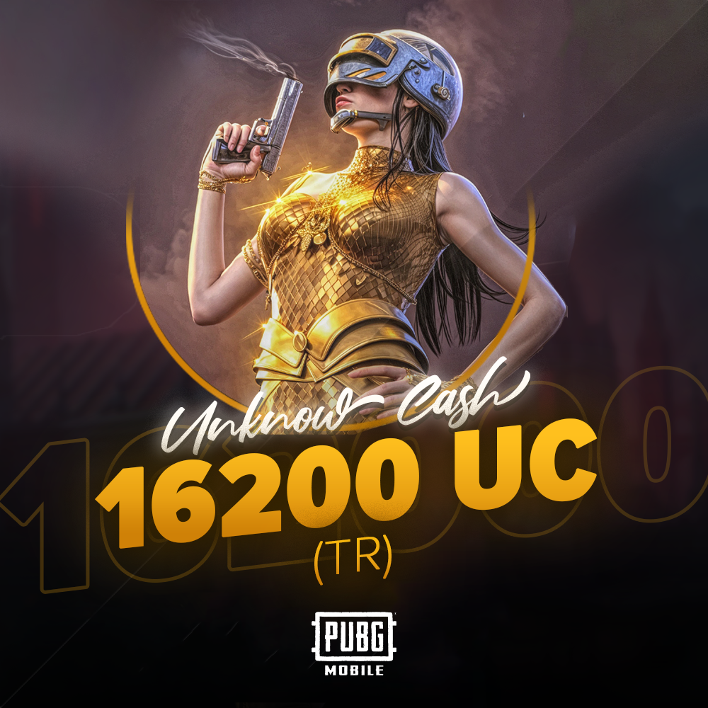 PUBG Mobile 16200 UC TR