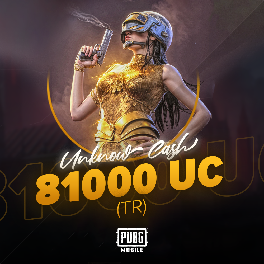 PUBG Mobile 81000 UC TR