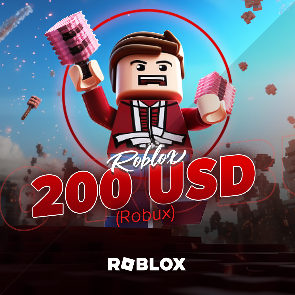 Roblox 200 USD 22500 Robux