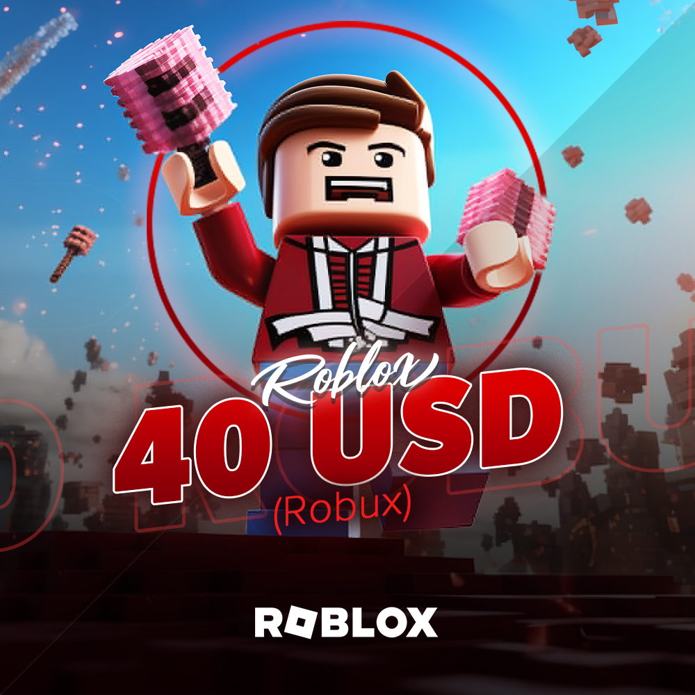 Roblox 40 USD 3200 Robux