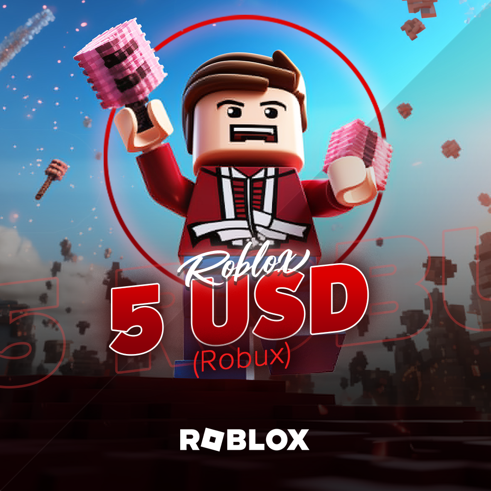 Roblox 5 USD 400 Robux