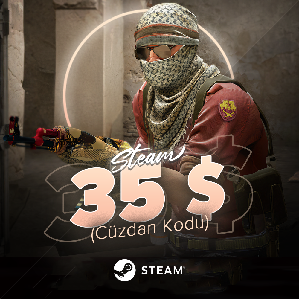 Steam Wallet Card 35 USD