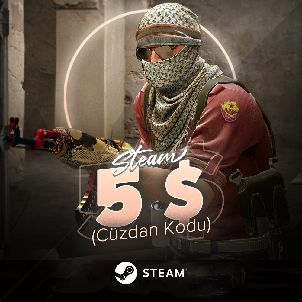 Steam Wallet Card 5 USD