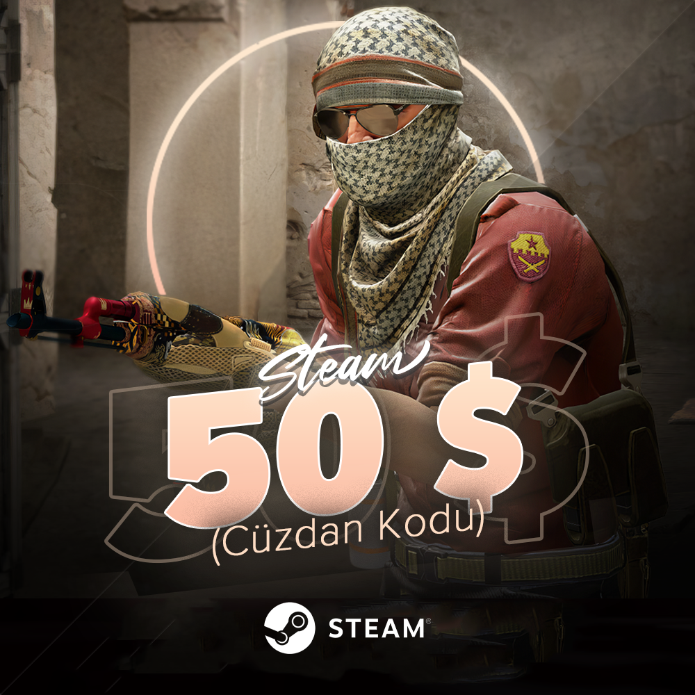 Steam Wallet Card 50 USD