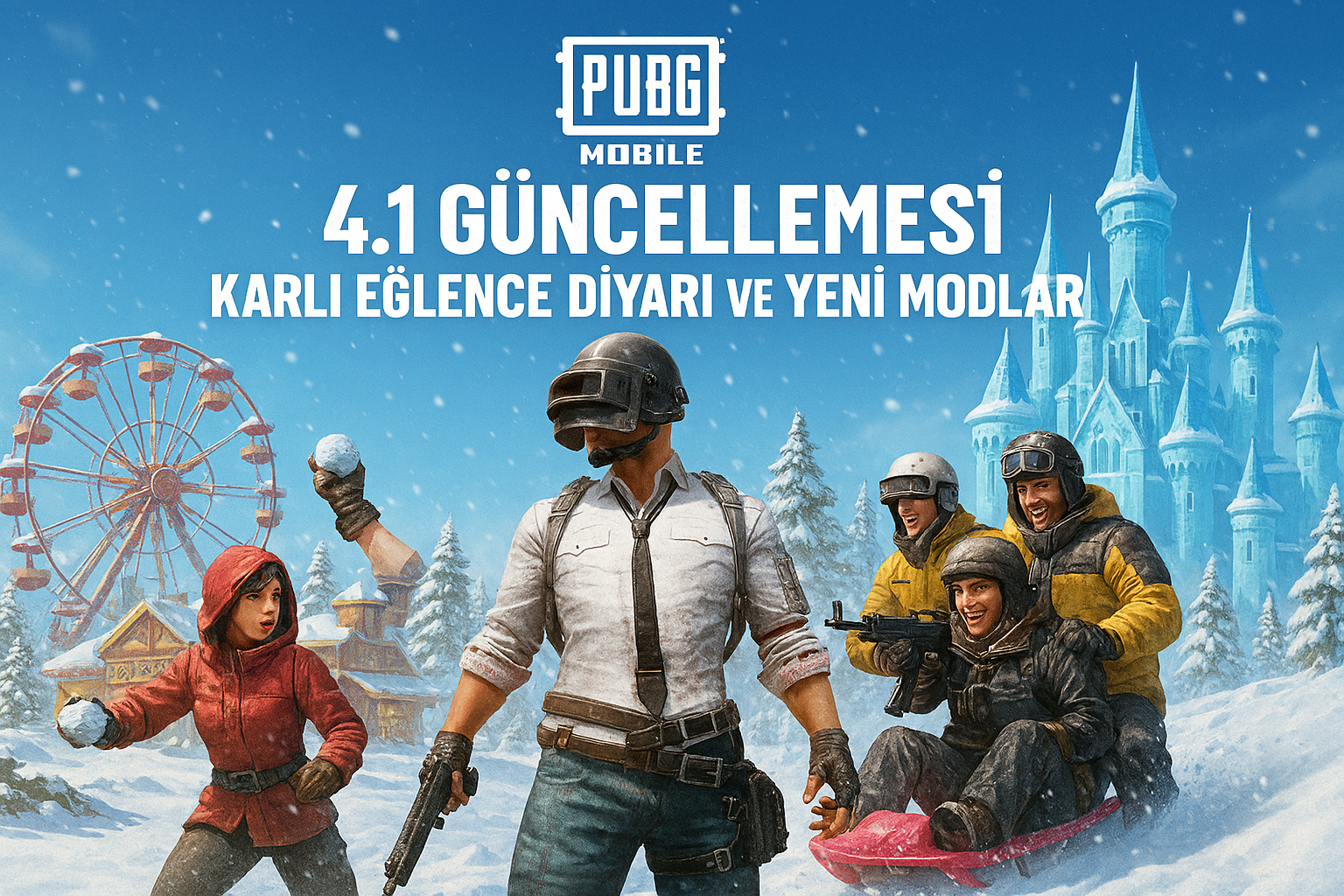 PUBG Mobile 4.1 Yama Notları: Karlı Eğlence Diyarı ve Yeni Özellikler | Pazaroyun