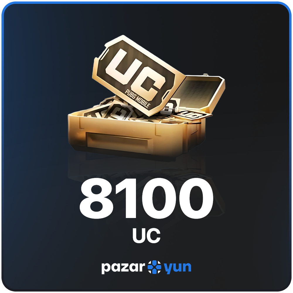 PUBG Mobile 8100 UC