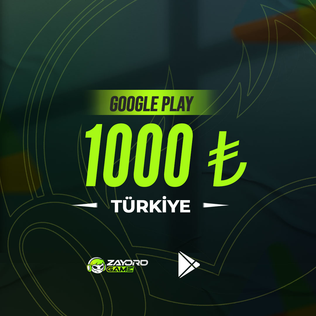 Google Play 1000 TL