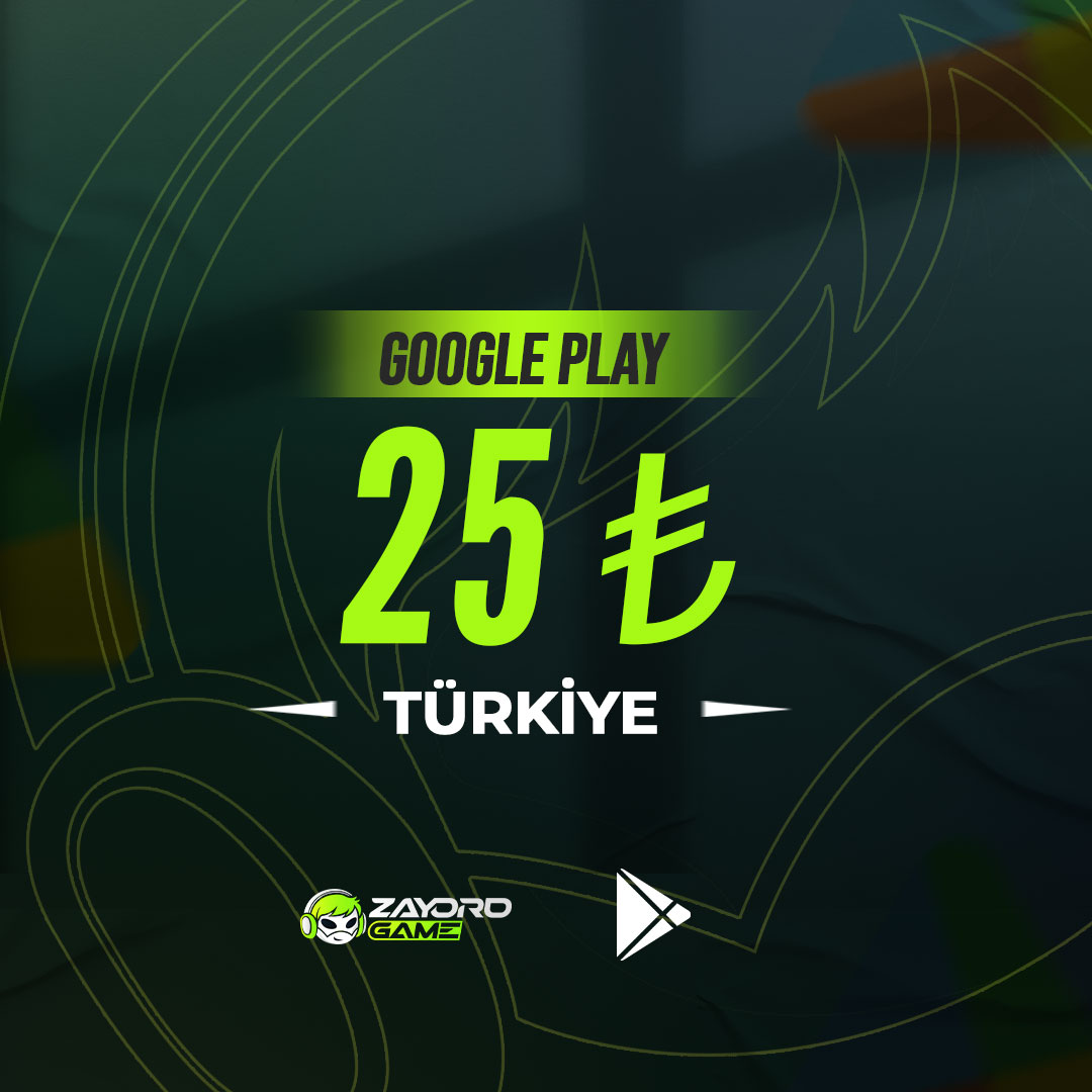 Google Play 25 TL