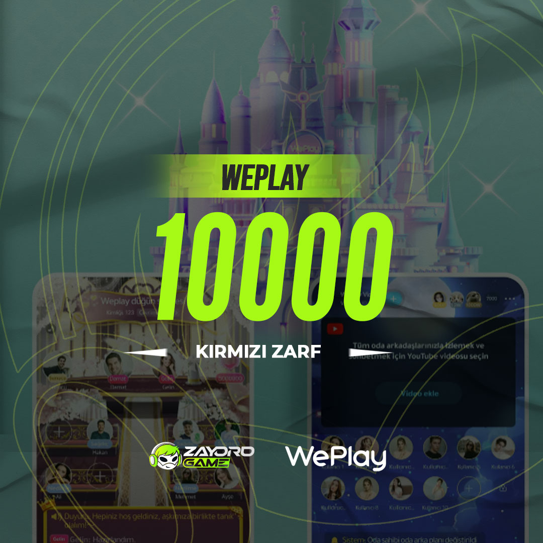 10000 Altınlık Kırmızı Zarf