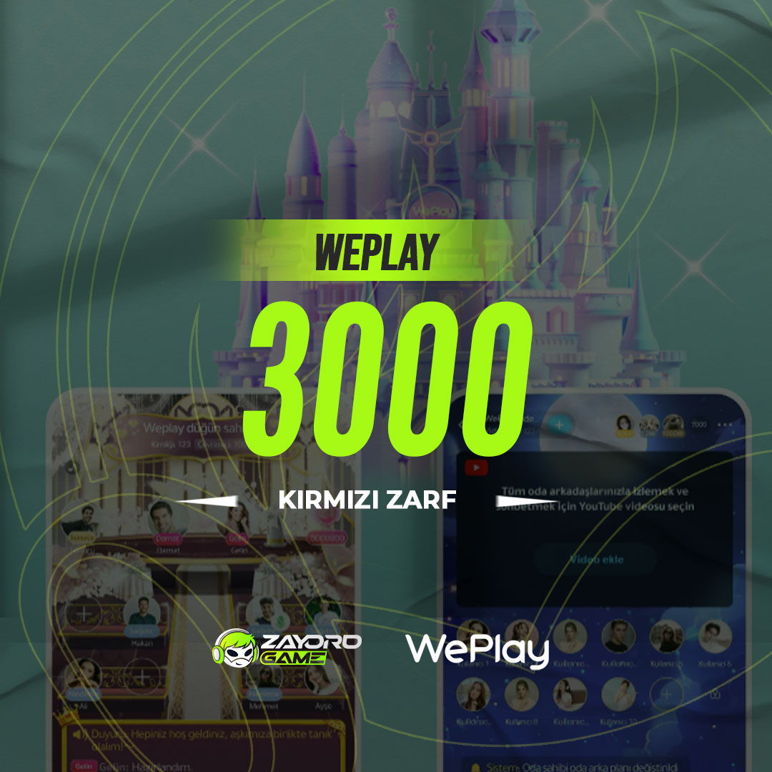 3000 Altınlık Kırmızı Zarf